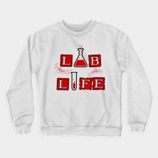 Lab Life Collection: Science-Inspired Apparel & Accessories red, Muppet Science, lablife Crewneck Sweatshirt